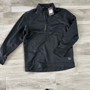 New Nike GOLF Therma Water Repel 1/2 Zip L Men's 932350 010 Black